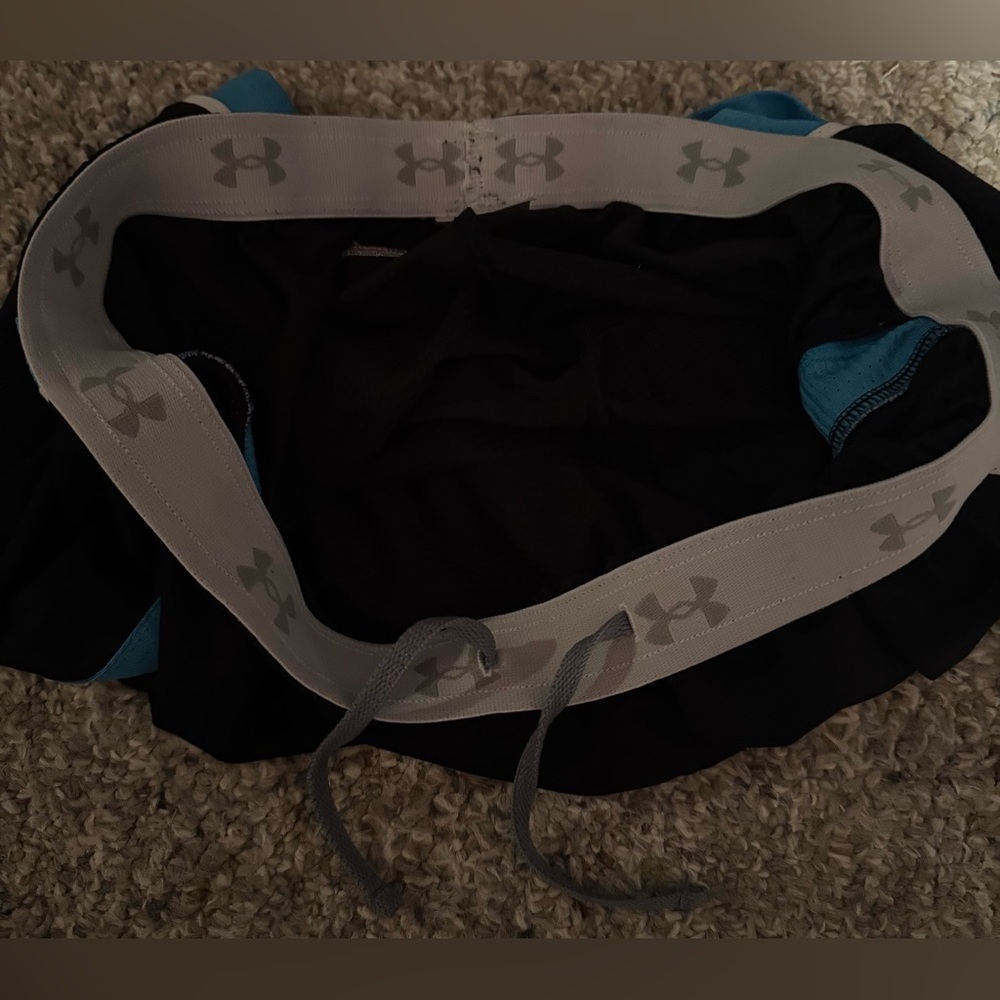 Teal and Blue Under Armour Basketball Shorts - Picture 4 of 4